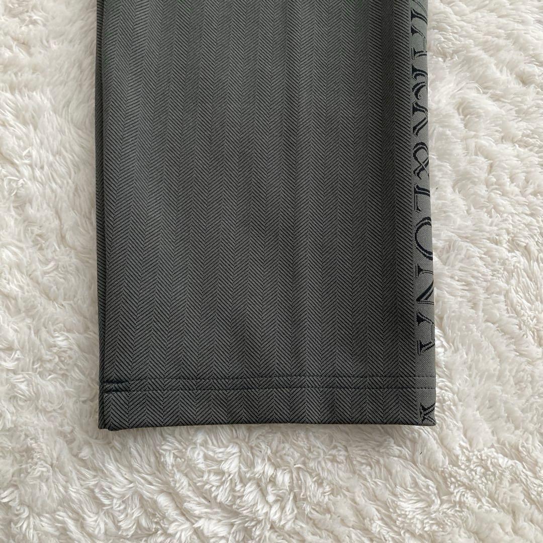 美品！MARK&LONAマークアンドロナ　サイドロゴ　ストレッチパンツ　46