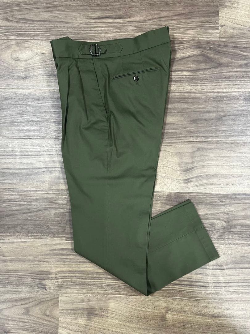 PT TORINO 2プリーツ サイドアジャスター コットンスラックス 46