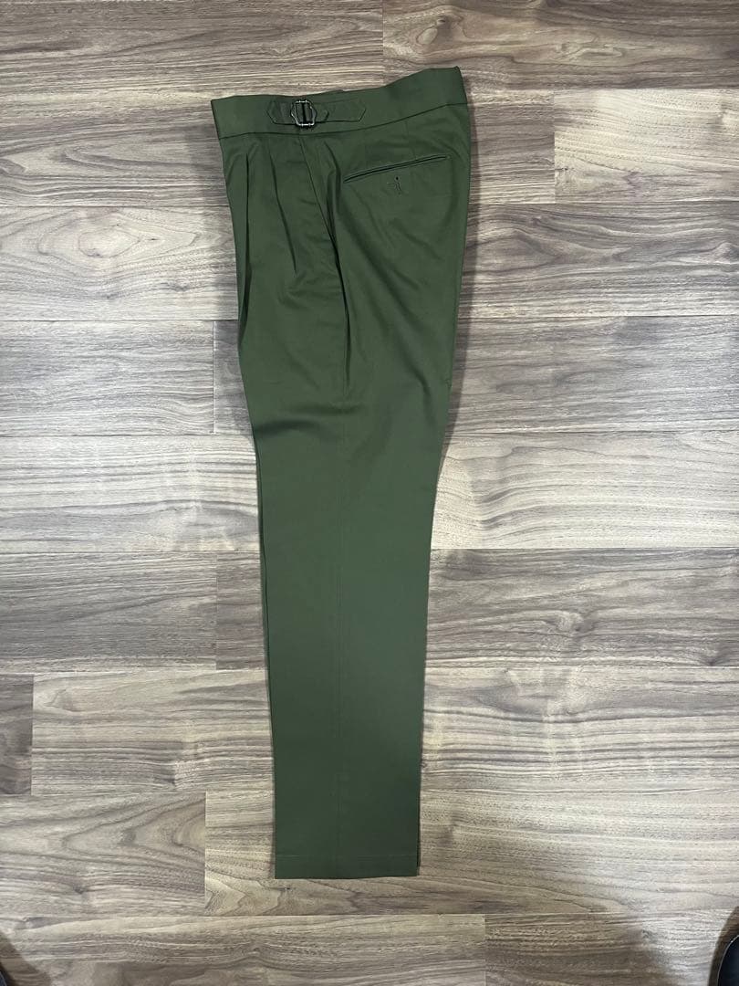 PT TORINO 2プリーツ サイドアジャスター コットンスラックス 46