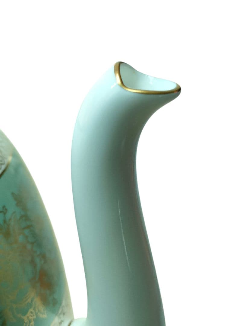 【ウェッジウッド】コロンビア カップ&ソーサー5客＆ティーポット他 黒壺 美品