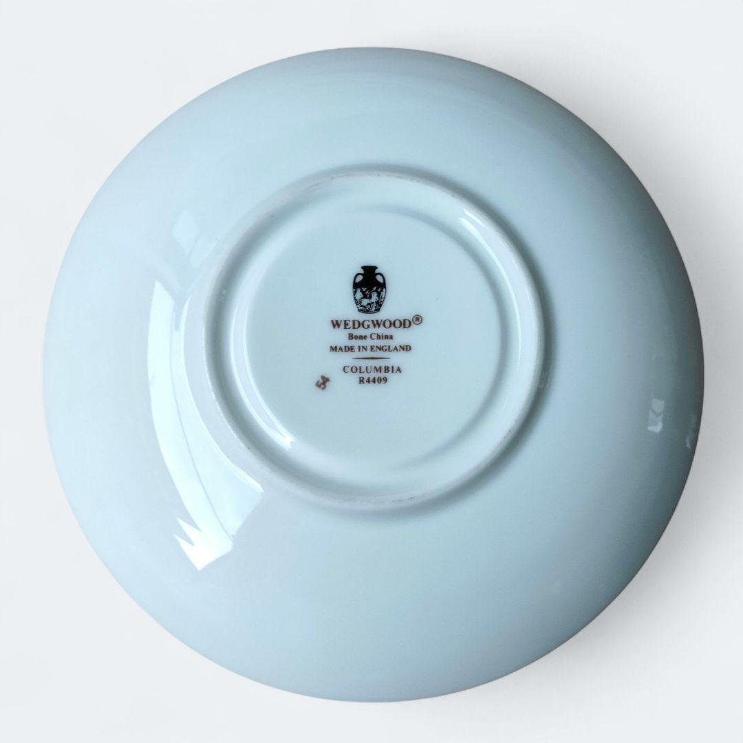 【ウェッジウッド】コロンビア カップ&ソーサー5客＆ティーポット他 黒壺 美品