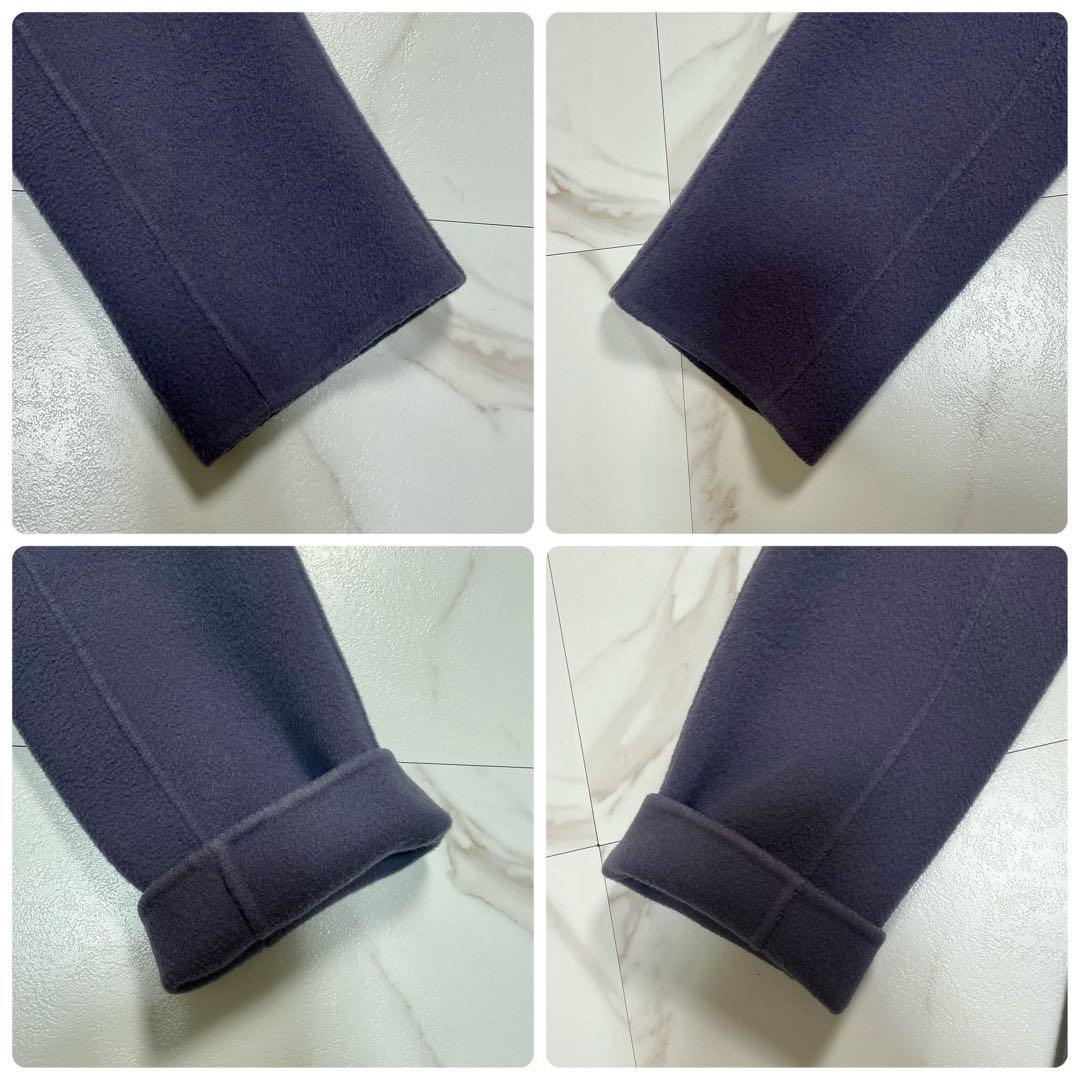 近年✨アナイ シャルムリバーケープコート ノーカラーコート ベルト ウール 38