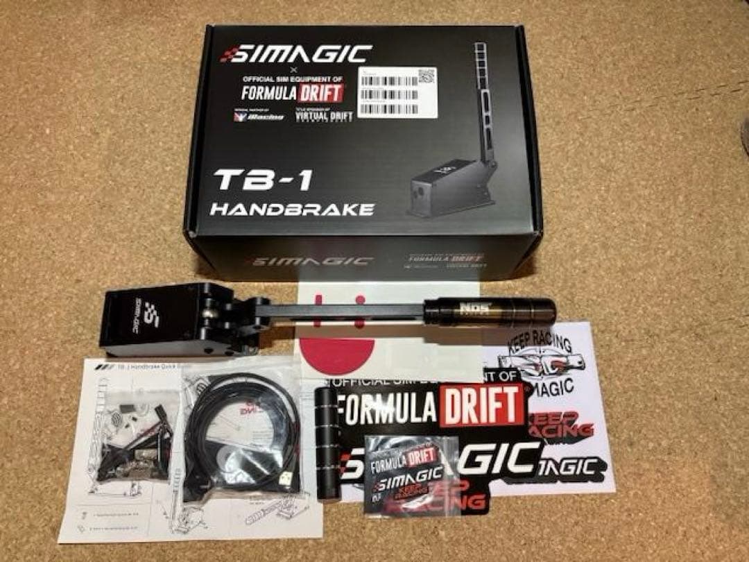 【SIMAGIC】TB-1 Handbrake NOSアルミノブ ガンメタ