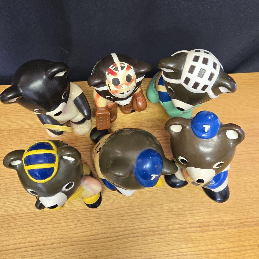 たくぎん たくちゃん 約25cm ビッグサイズ レア 貯金箱 6つ