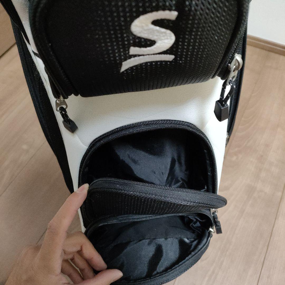 Srixon メンズ キャディバッグ 黒白