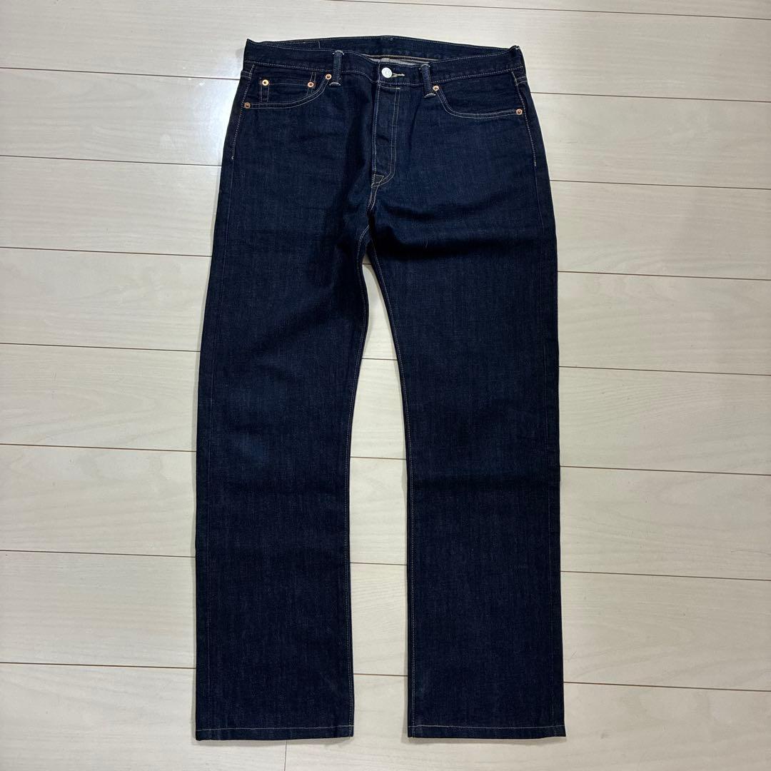 リーバイス 濃紺デニムセットアップ トラッカージャケット 501 W34