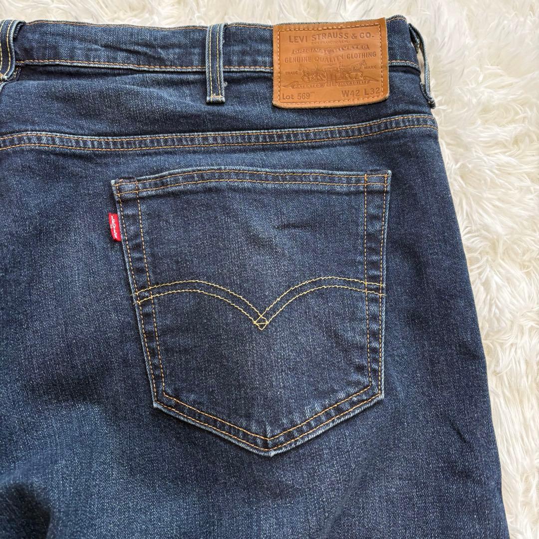 リーバイスプレミアム　569　バギー　ストリート　B系 大きいサイズ W42