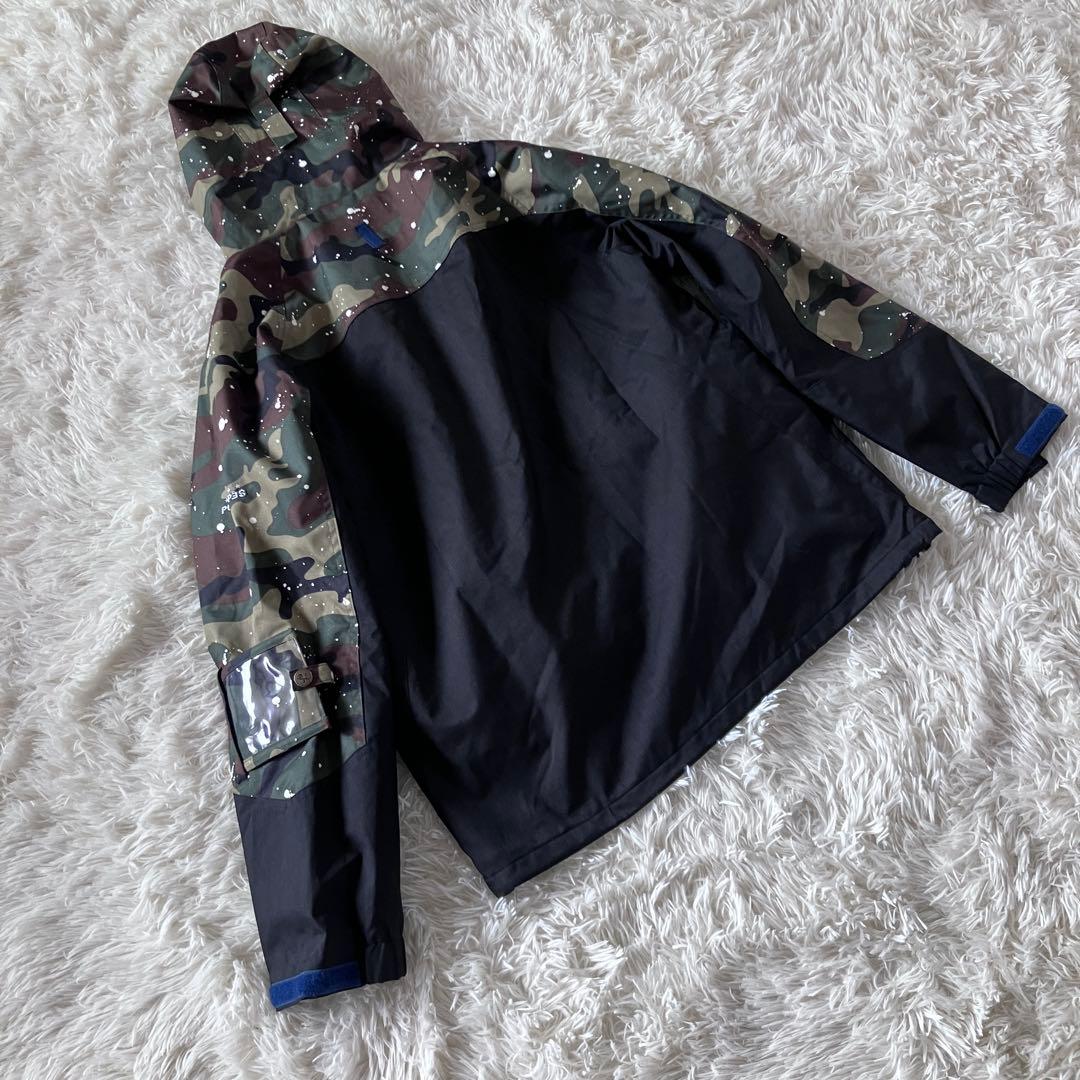 #E8✨美品PONTAPES✨スキー スノボ ウェア 上下 メンズL カモフラ