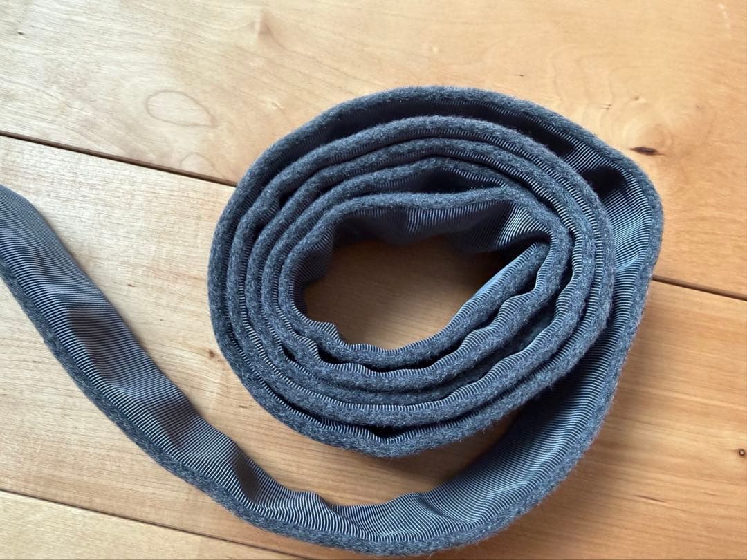 アナイ　カシミヤノーカラーベルトコート　ロングコート