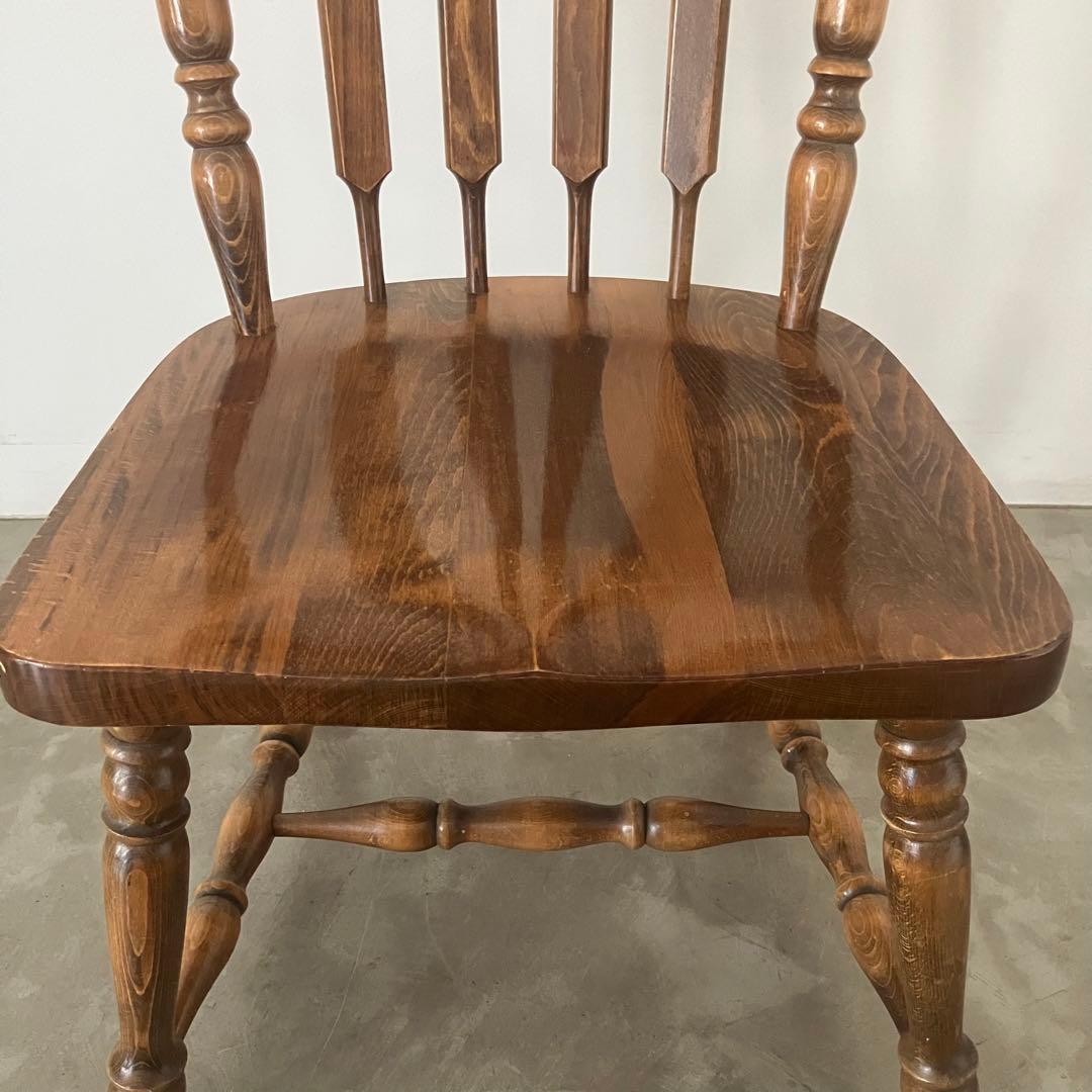 レトロ　ヴィンテージ　ビンテージ　柏木工　ウィンザーチェア　木製　椅子