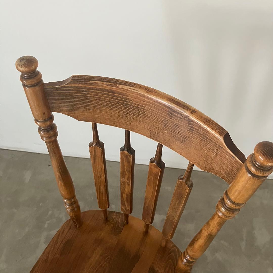 レトロ　ヴィンテージ　ビンテージ　柏木工　ウィンザーチェア　木製　椅子