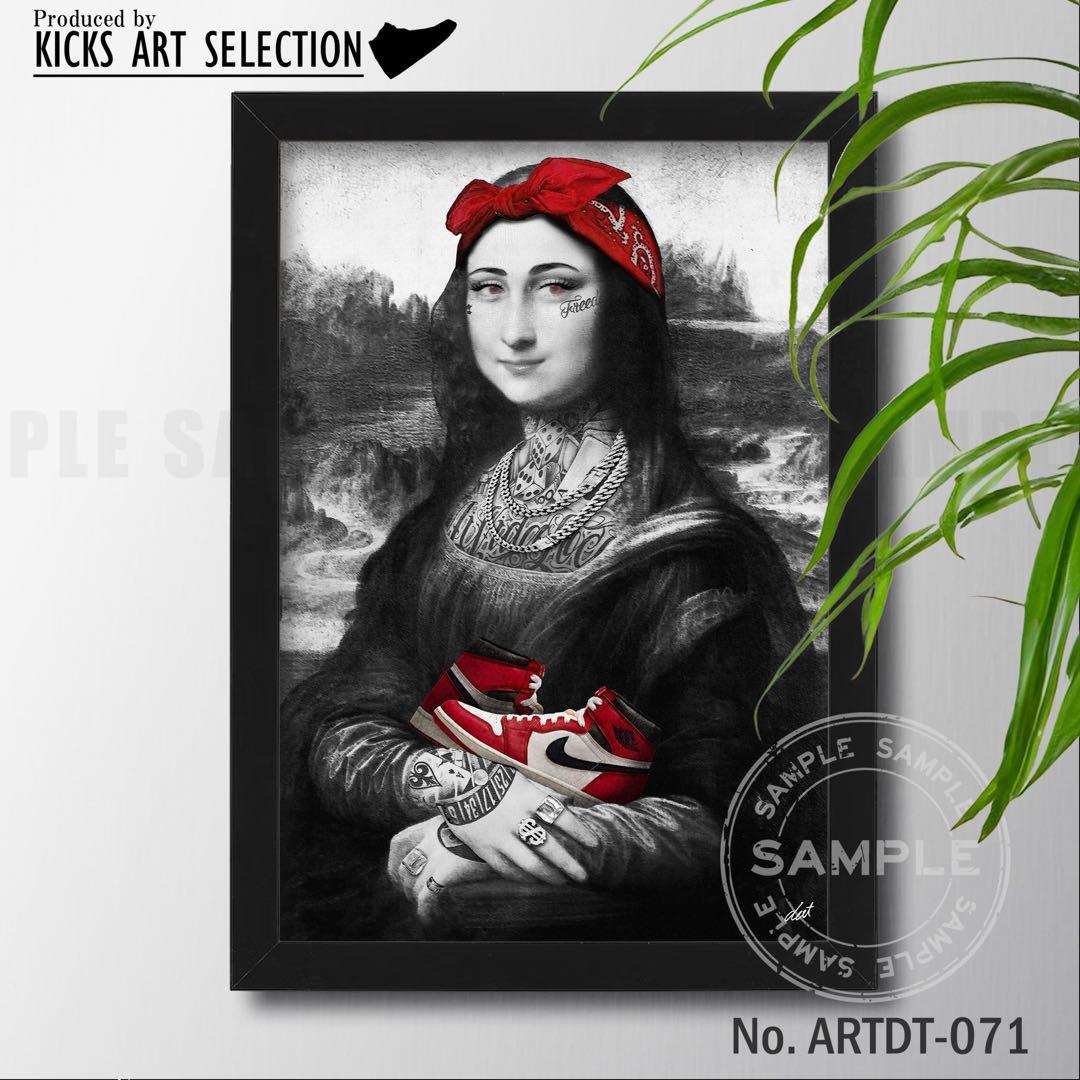 エアジョーダン1 ハイ シカゴ /スニーカーオマージュアートインテリア