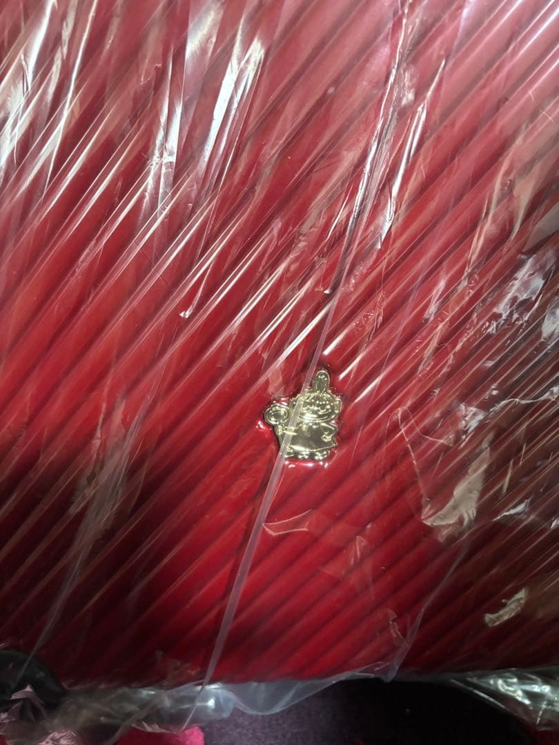 新品未使用　鍵付き　ムーミン　リトルミィ　キャリーケース49ℓ 新品ぬいぐるみ付