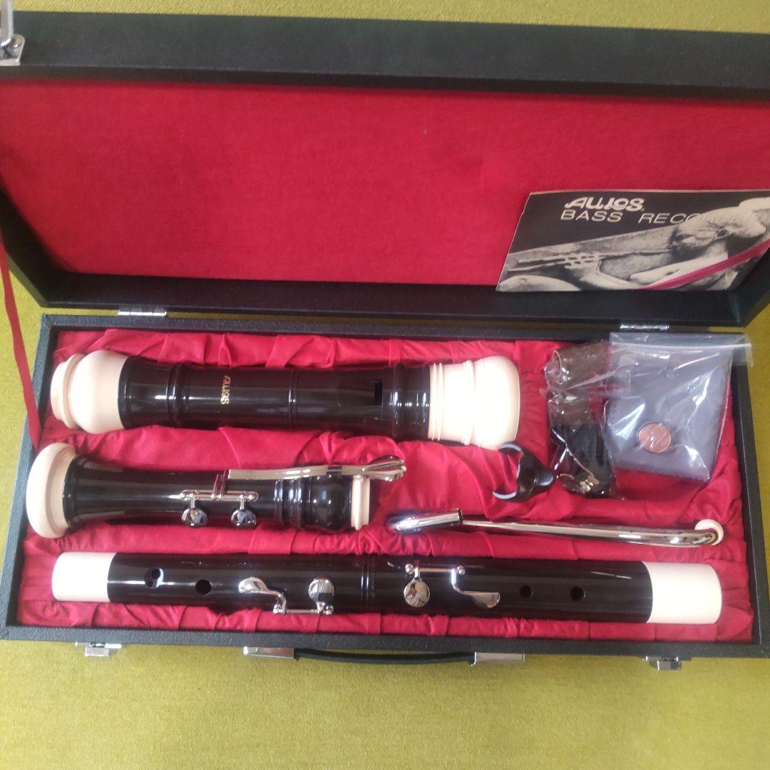 ゆえちょん Aulos バスリコーダー ケース付き