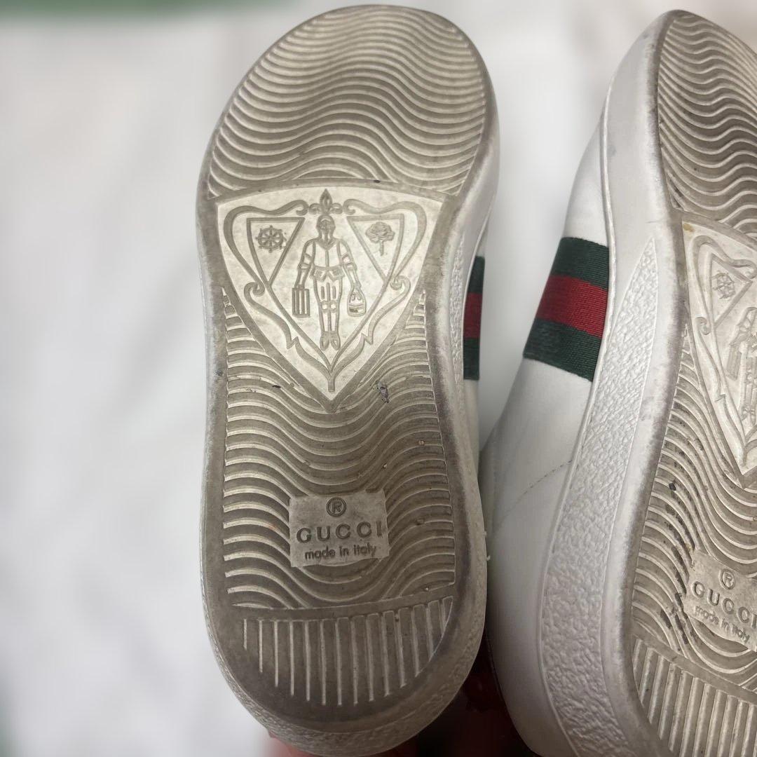 Gucci ホワイトレザー スニーカー