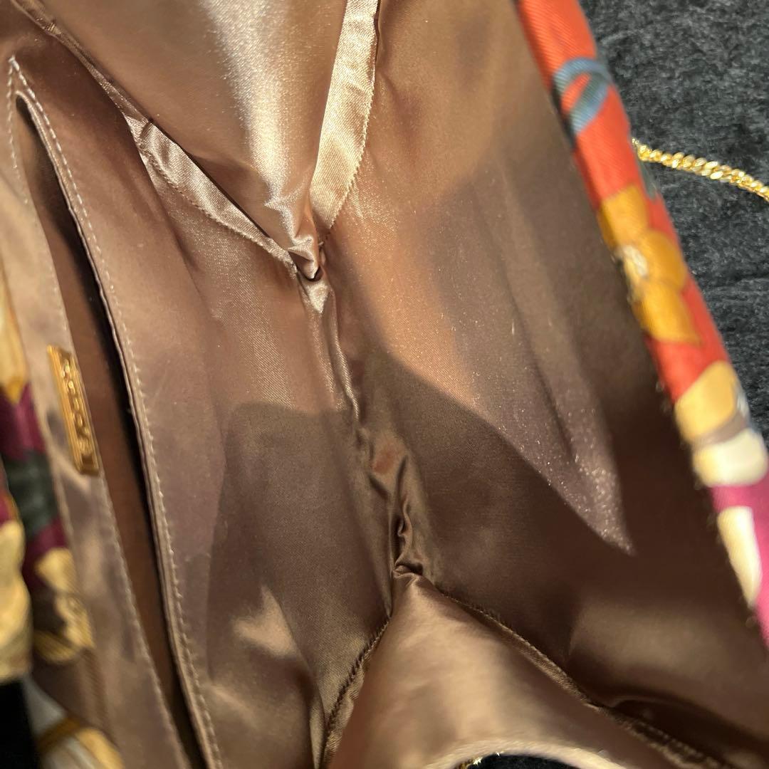 【希少】GUCCI グッチ パーティーバッグ　ゴールドチェーン　ミニショルダー