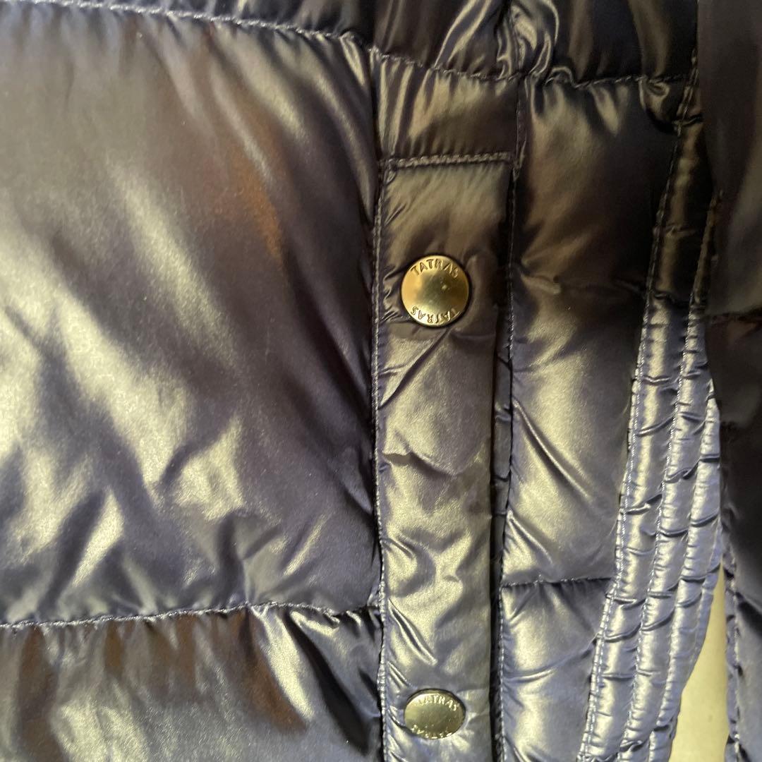 TATRAS ネイビー フード付きダウンジャケット