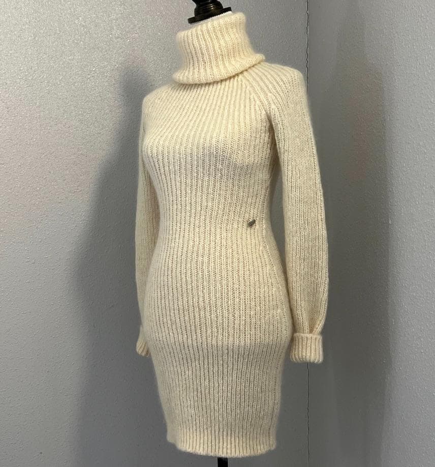 ✨美品✨シャネル CHANEL イグルーCOCO モヘヤ ニットワンピース 36