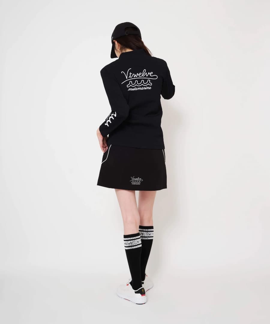 V12 MU12 MOCK mutaコラボ　レディース　モックネック L