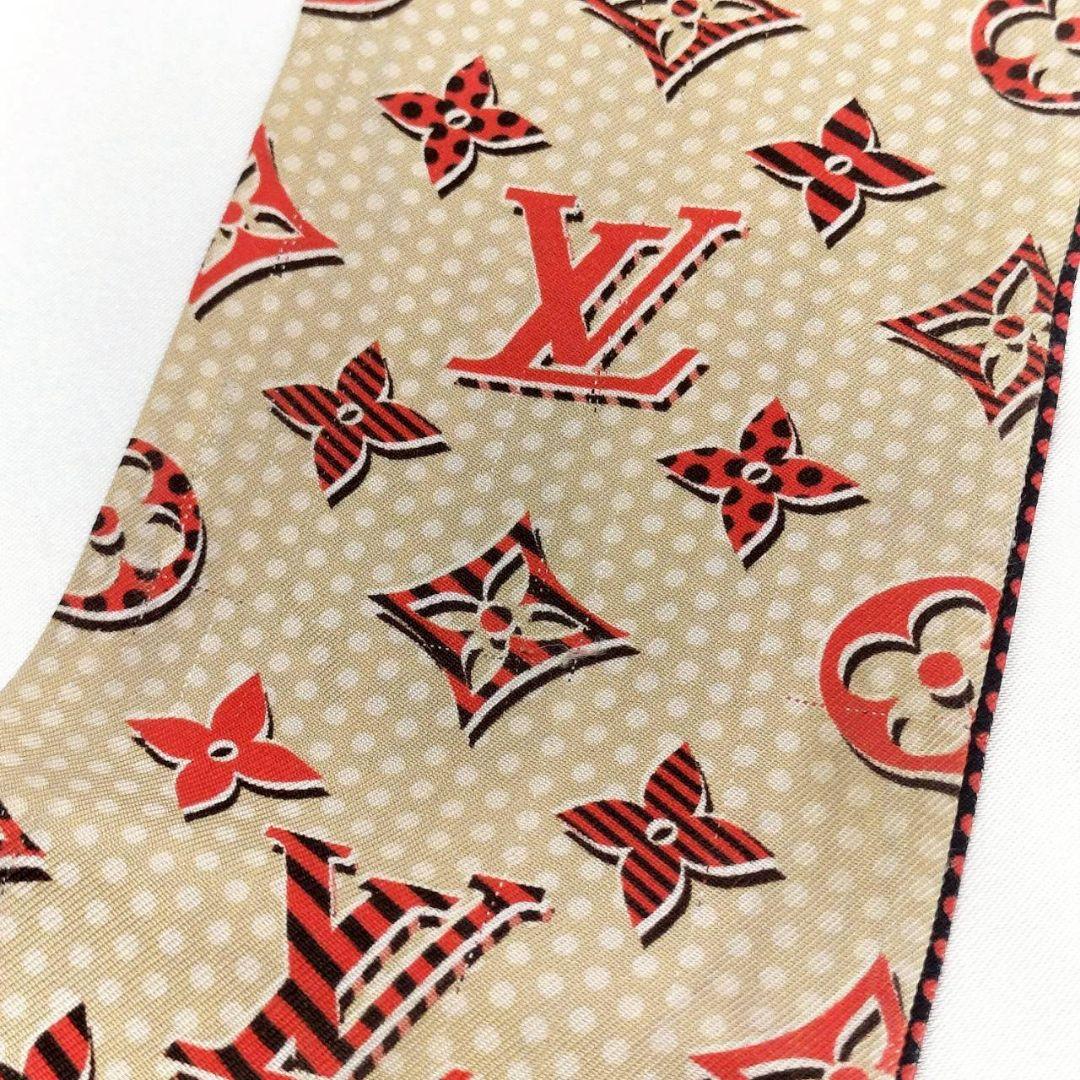 【極美品】1131 LOUIS VUITTON バンドー モノドッツ スカーフ