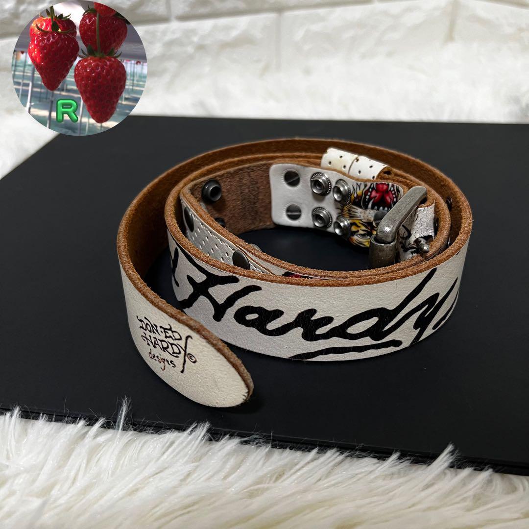 Ed Hardy エドハーディー ベルト アニマルデザイン 114cm - メルカリ