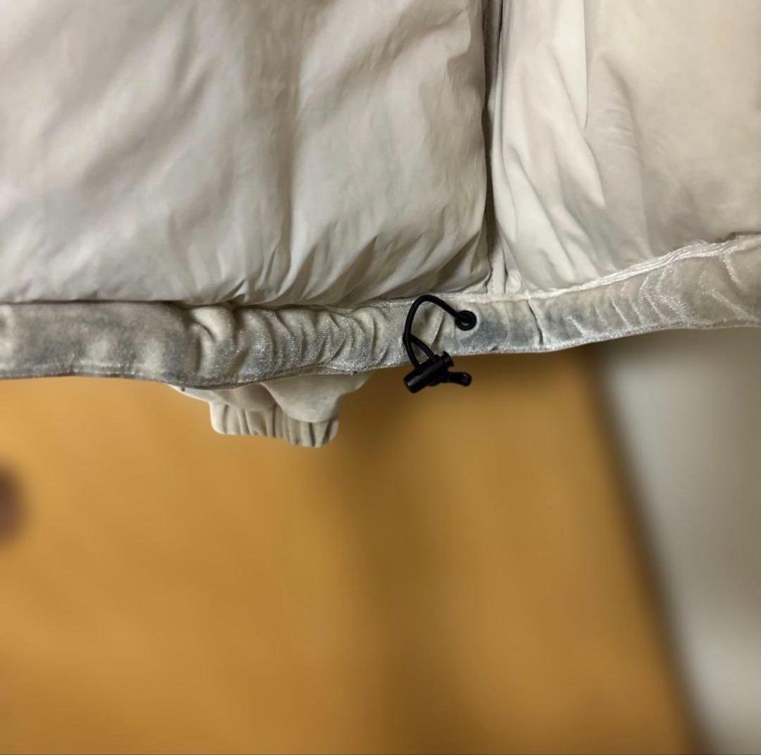 Dime VELVET QUILTED PUFFER ダウン beige