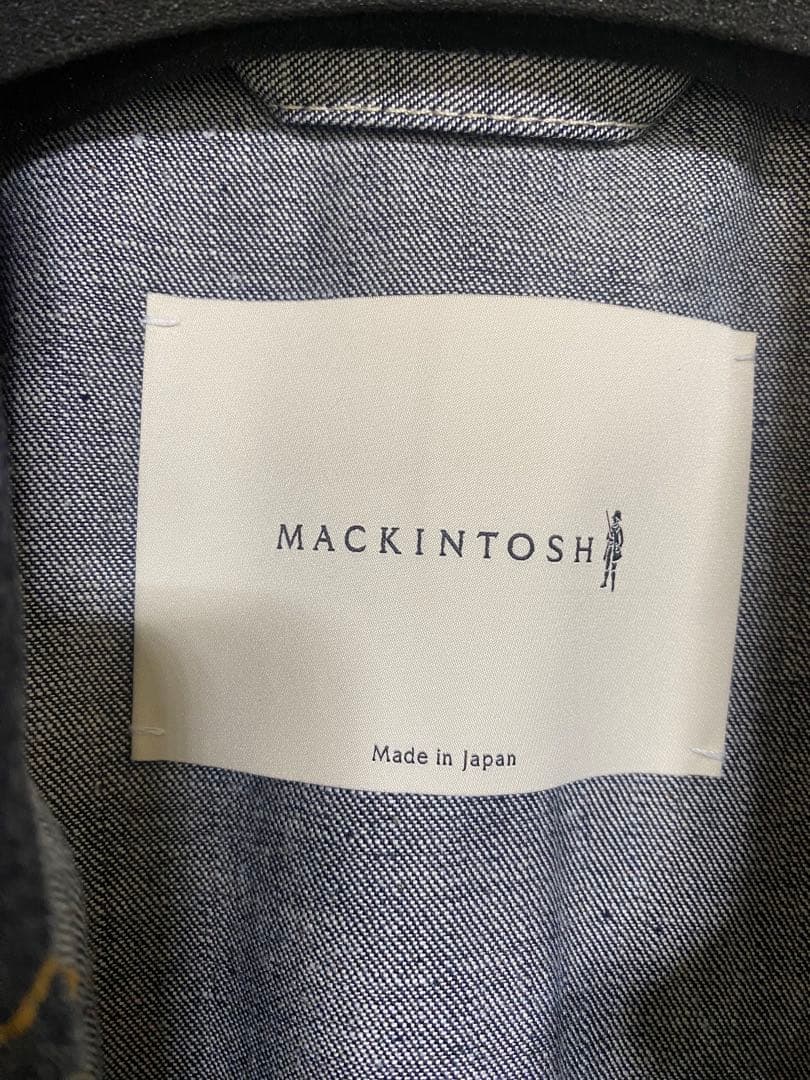 MACKINTOSH インディゴリジッドデニムコート 38