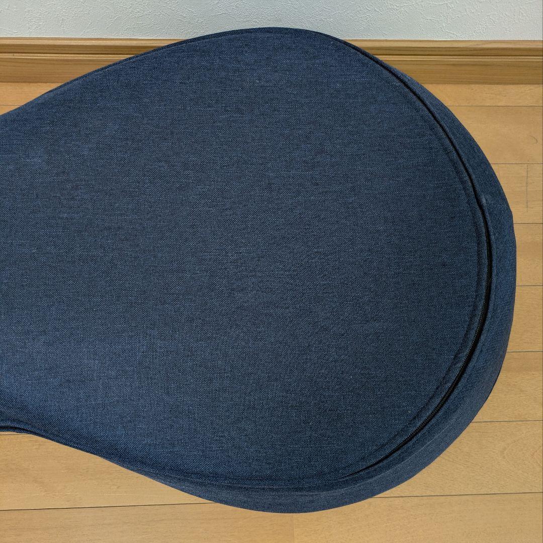 &MEDICAL アンドメディカル ストレッチチェア 座椅子 ネイビー