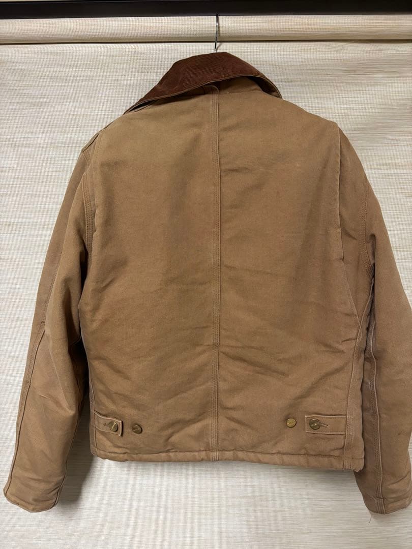 USA製　希少サイズ　Carhartt トラディショナルジャケット　ベージュ　L