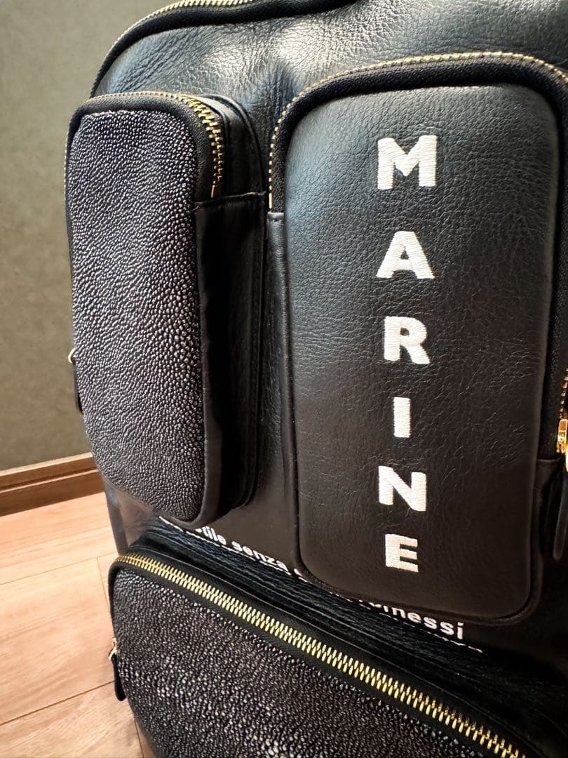 muta MARINE 希少 ガルーシャポケットレザーバックパック - メルカリ