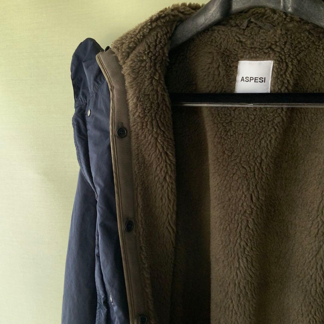 美品 ASPESI アスペジ M51 モッズコート M ネイビー