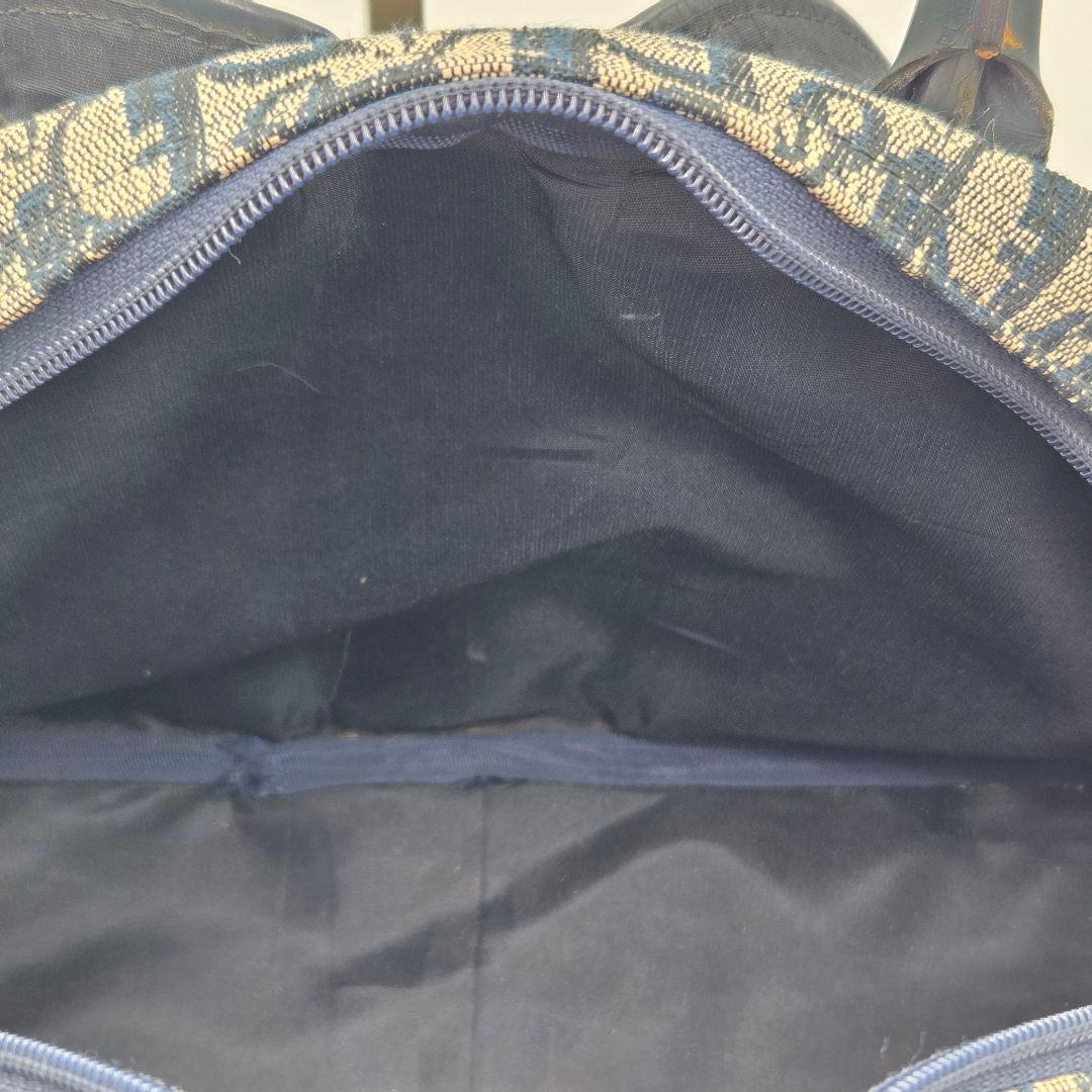 【良品】Dior ディオール トロッター ダブルサドル キャンバス