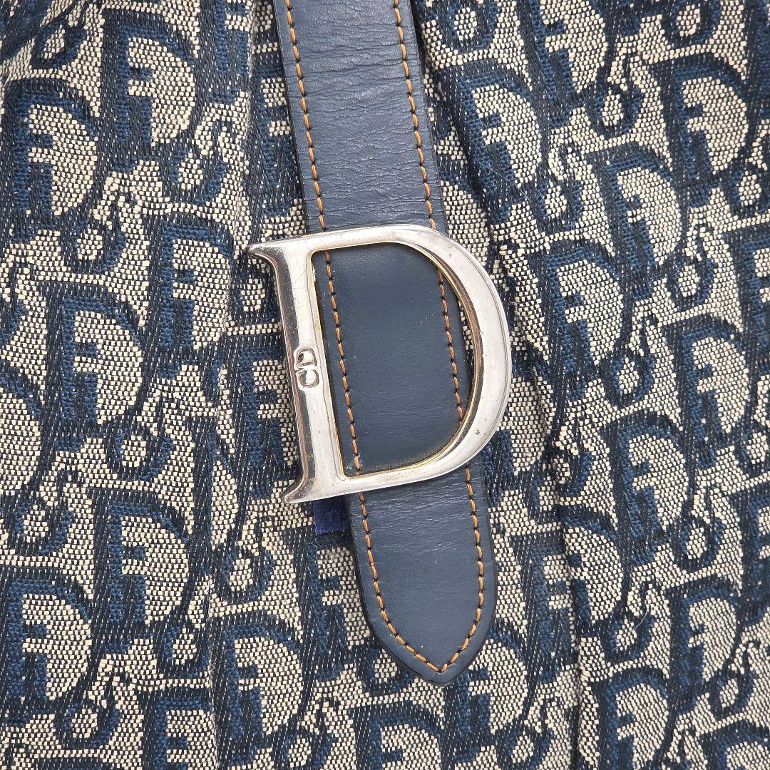 【良品】Dior ディオール トロッター ダブルサドル キャンバス