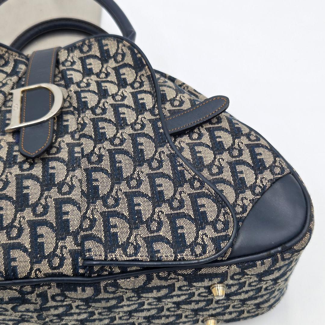 【良品】Dior ディオール トロッター ダブルサドル キャンバス