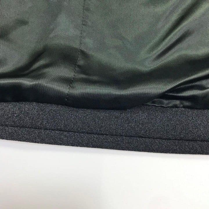 美品ジョルジオアルマーニ ステンカラーコートブラック イタリア製M ノーカラー