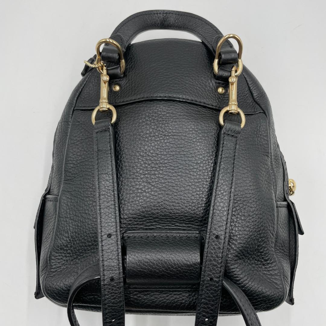 美品 COACH バックパック レザー ブラック アンディー F30530