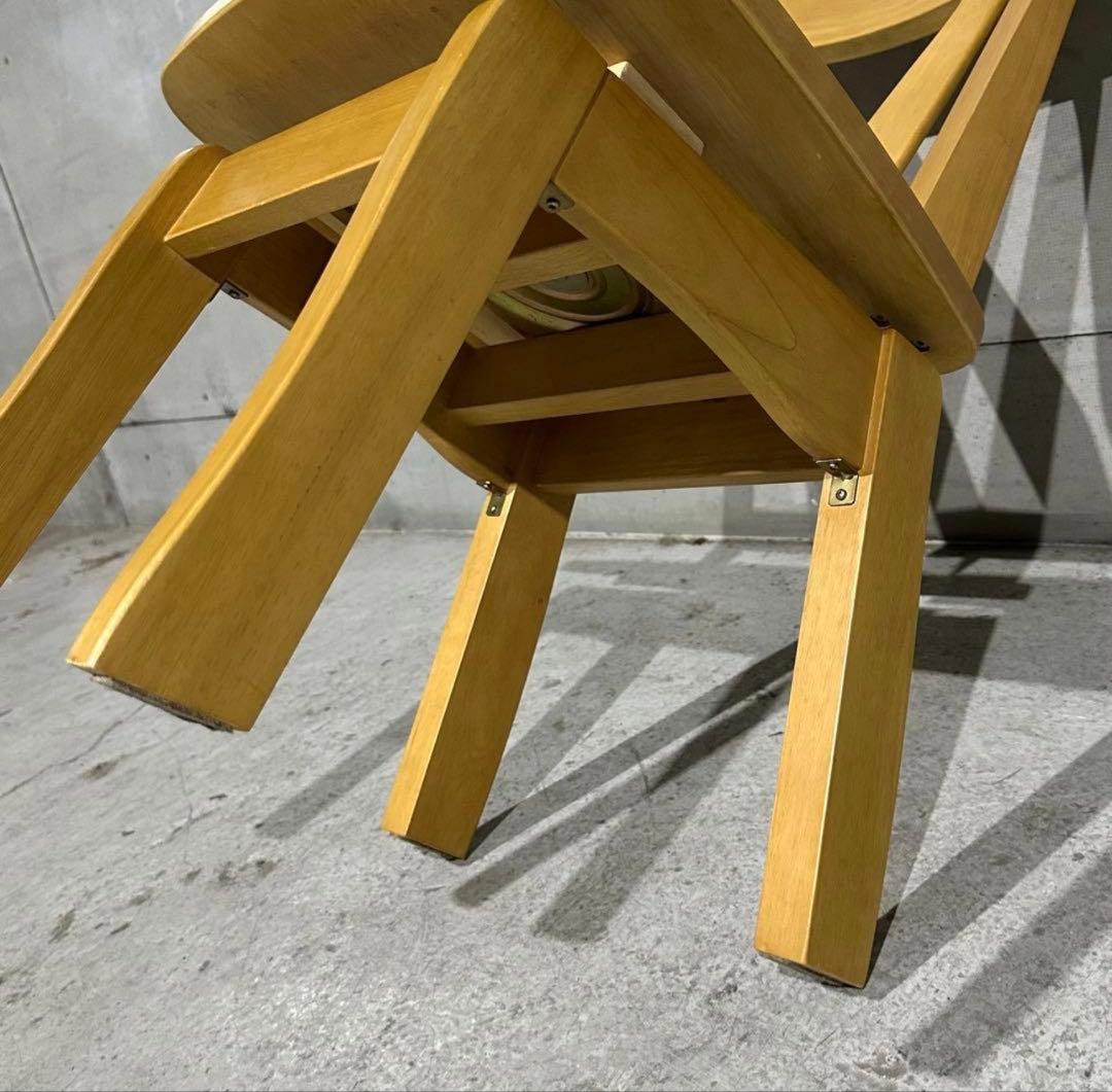 ✿木製✿ 回転式椅子　チェア　ダイニングチェア　回転椅子　送料無料　重量感