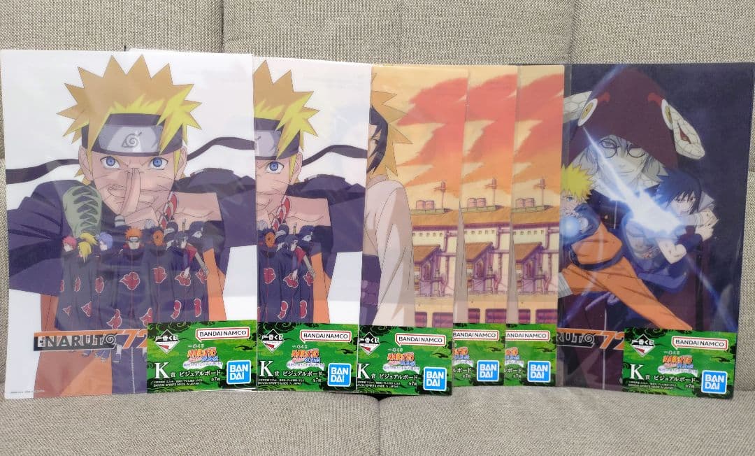 一番くじ　NARUTO 疾風伝　A B C×2 D E ラストワン　上位賞コンプ