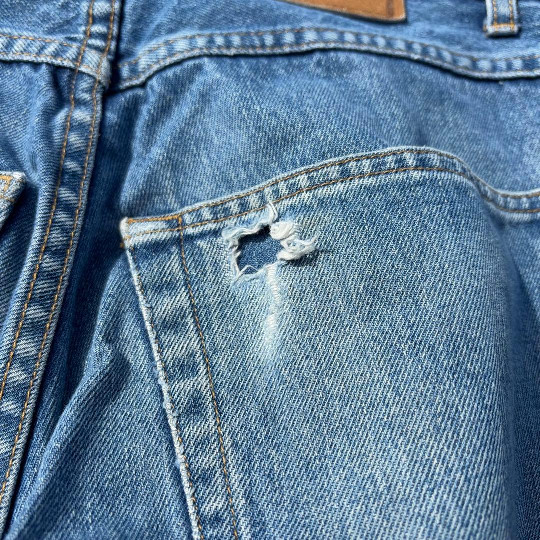 90s archive old stussy denim pants USA製