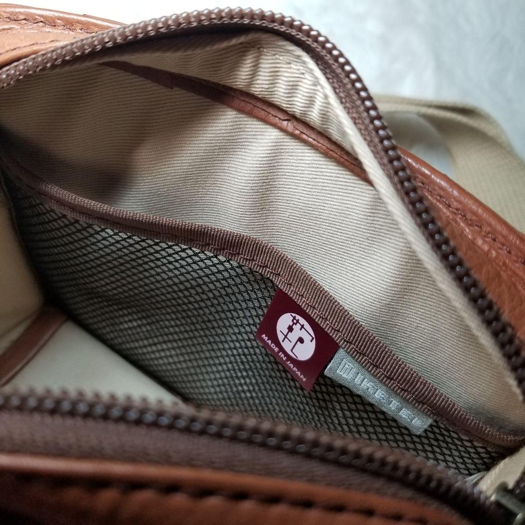 未使用級　シルバーレイククラブ　オイルレザー　ショルダーバック　本革