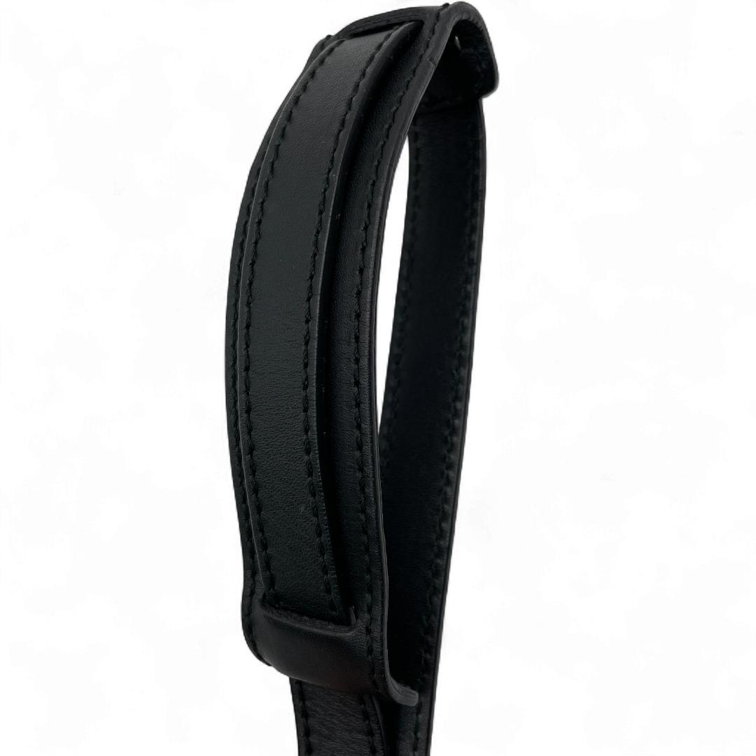 良品 GUCCI ショルダーバッグ キャンバス ブラック GG柄