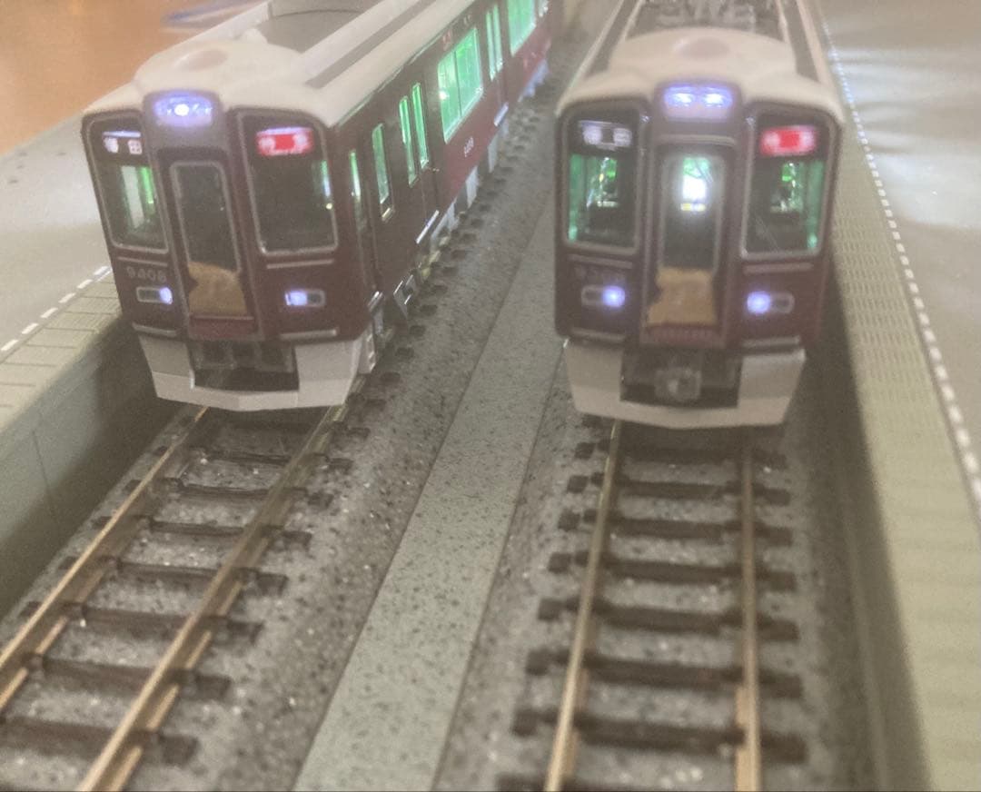 nゲージ KATO 阪急電鉄9300系 8両 プライベース セット 室内灯付き