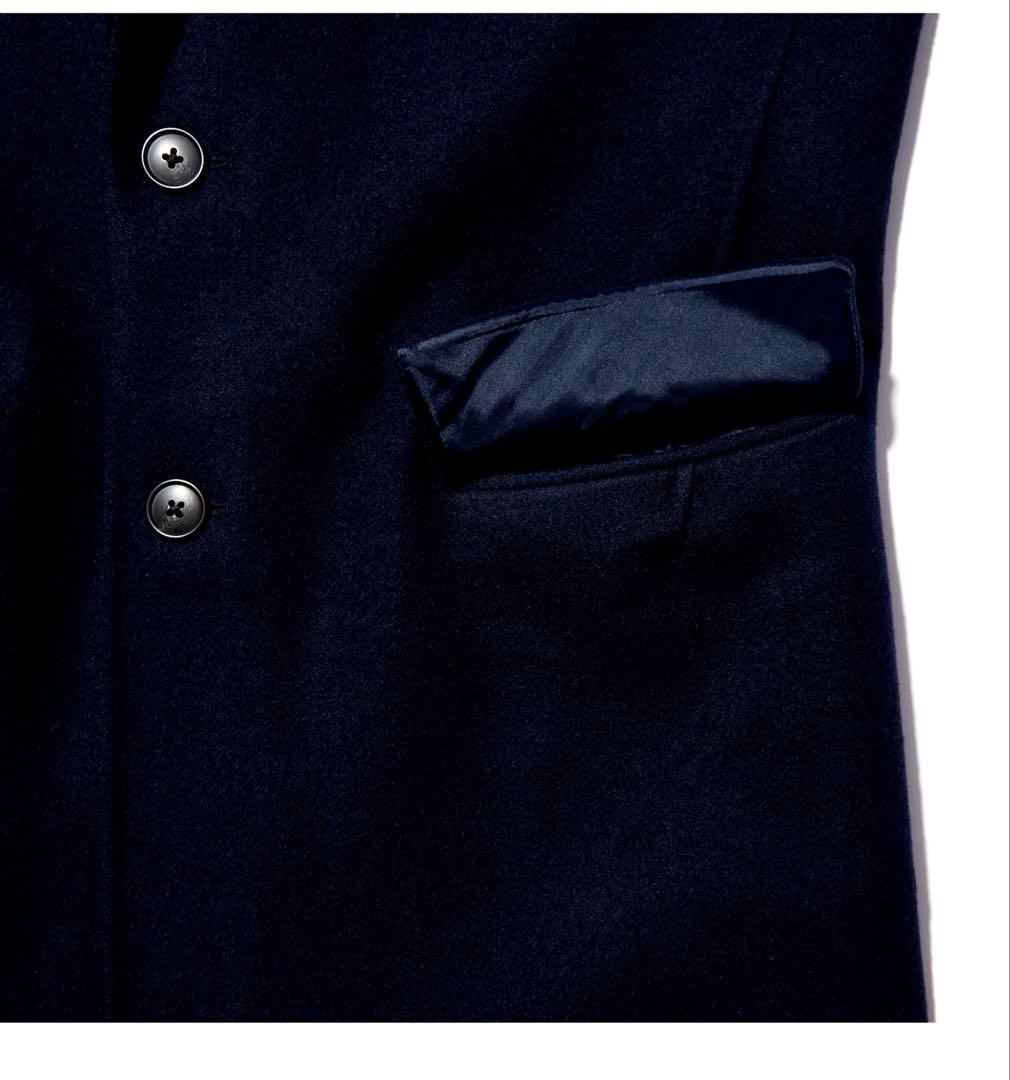 本日発送　＋J UNIQLO ジルサンダー ウールブレンドチェスターコート L