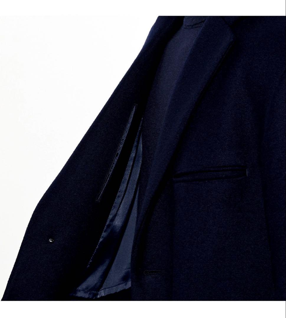 本日発送　＋J UNIQLO ジルサンダー ウールブレンドチェスターコート L