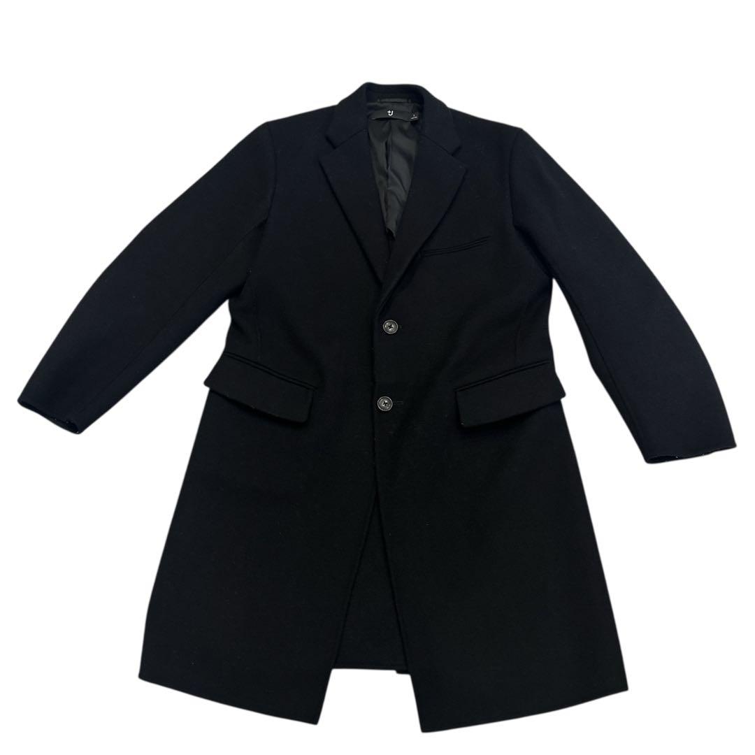 本日発送　＋J UNIQLO ジルサンダー ウールブレンドチェスターコート L