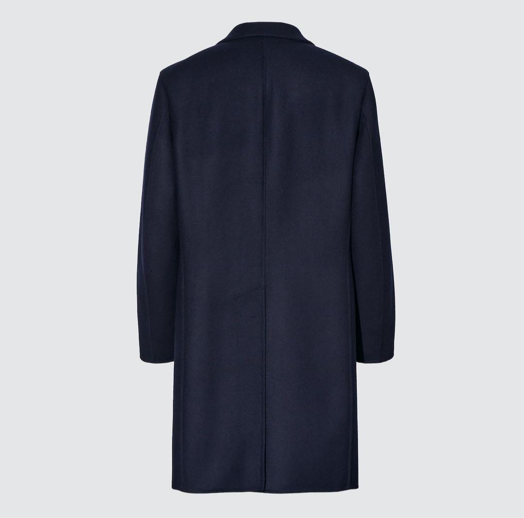 本日発送　＋J UNIQLO ジルサンダー ウールブレンドチェスターコート L