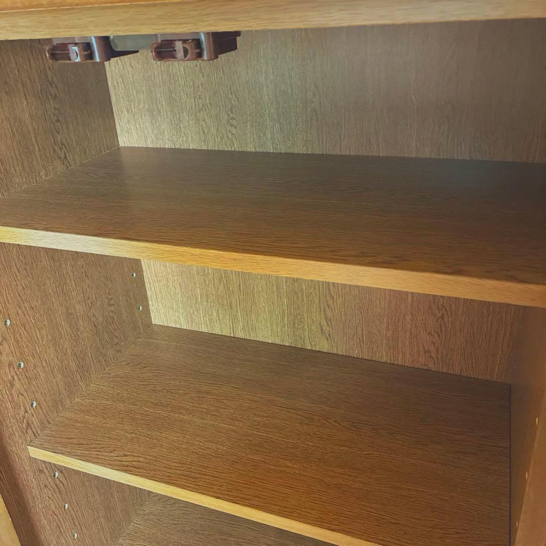 シンプルモダン 書斎棚 本棚 飾り棚