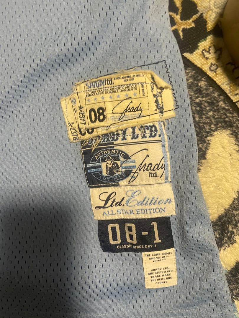 Shady Limited 水色ゲームシャツ