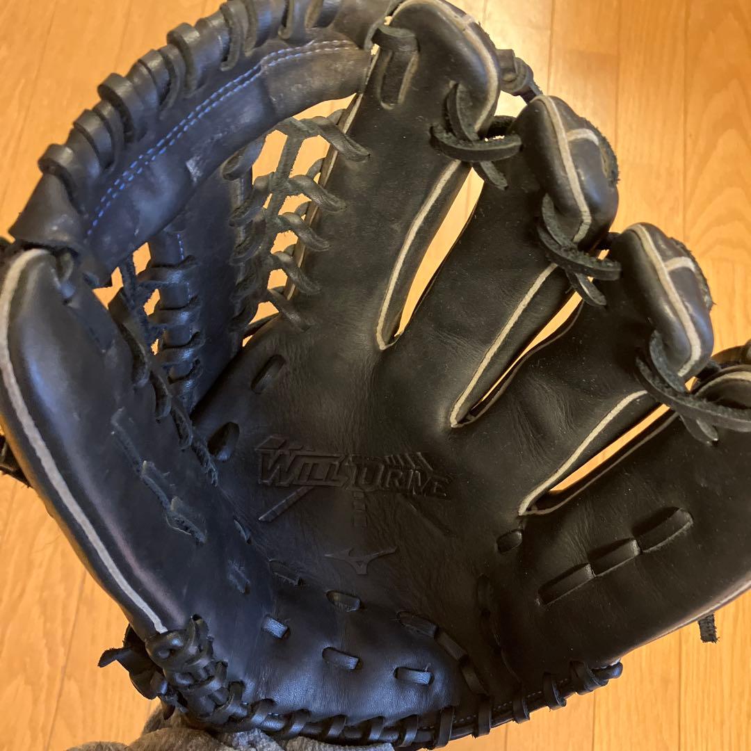 【美品】MIZUNO WILL DRIVE ミズノ ウィルドライブ グローブ 黒