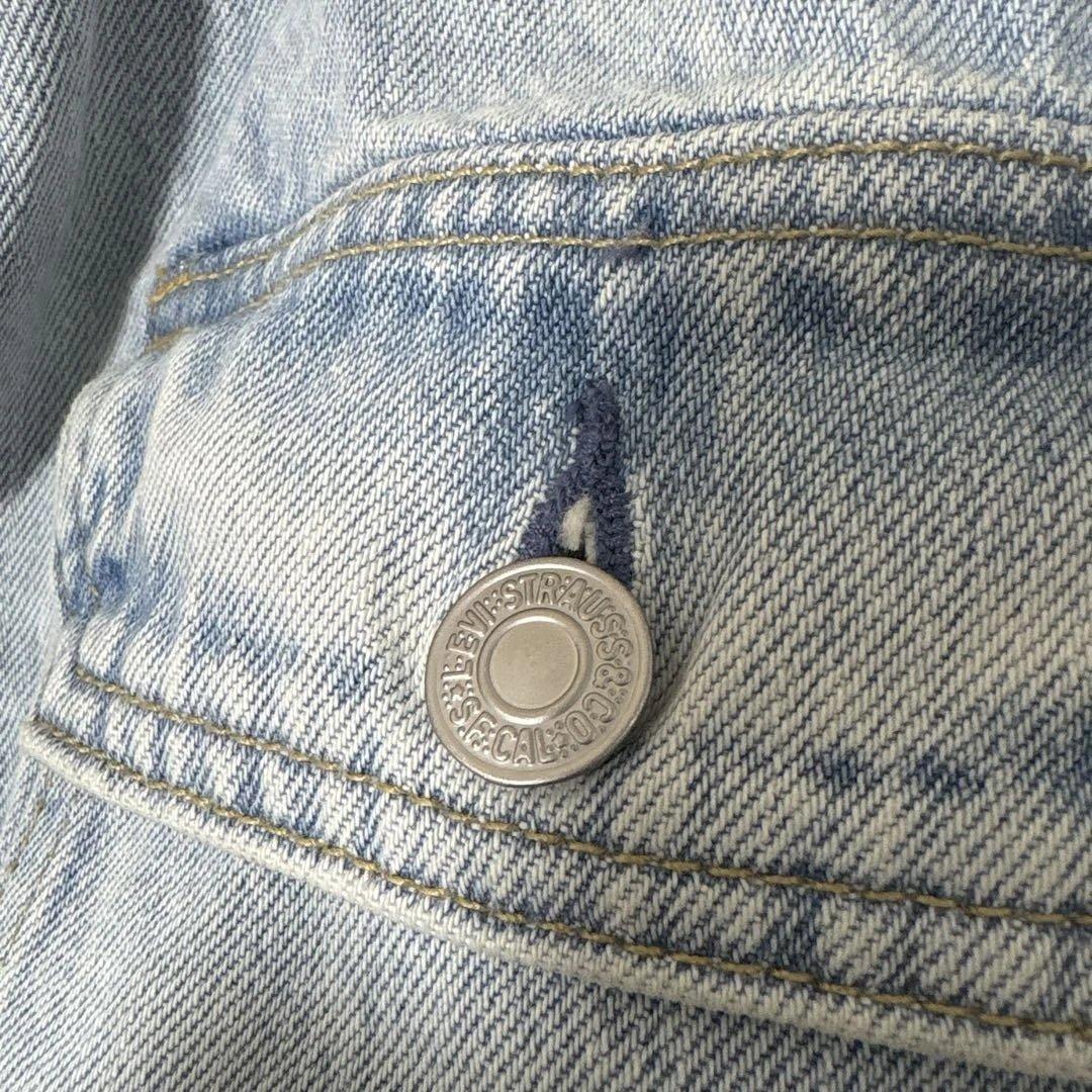 ビックサイズ【未使用タグ付き】リーバイス　2nd Gジャン3L 水色　綿100%